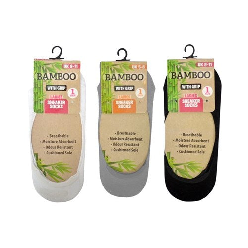 Men’s bamboo invisible socks in assorted colours, breathable no-show low-cut socks for sneakers and everyday shoes