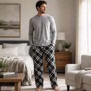 Men’s PJ lounge pants in assorted Series 2 designs, available in sizes M to 3XL, offering soft, relaxed comfort for sleep and everyday lounging. – thumbnail