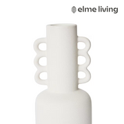 Ronis Merrick Vase White 13x13x29cm – thumbnail