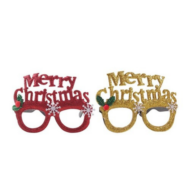 Ronis Merry Christmas Party Glasses Assorted