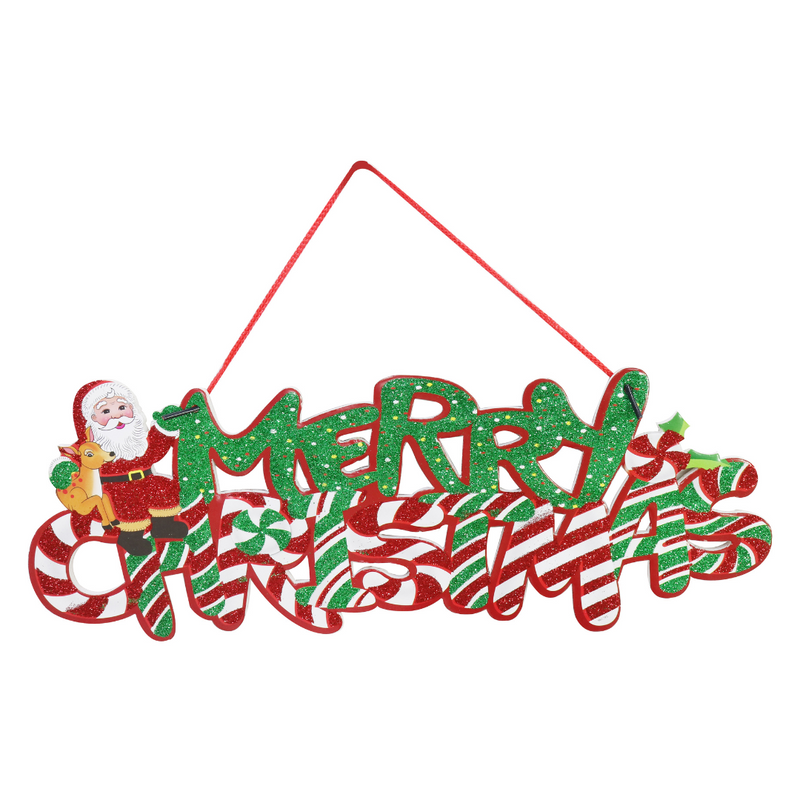 Ronis Merry Christmas Plaque 42cm Assorted