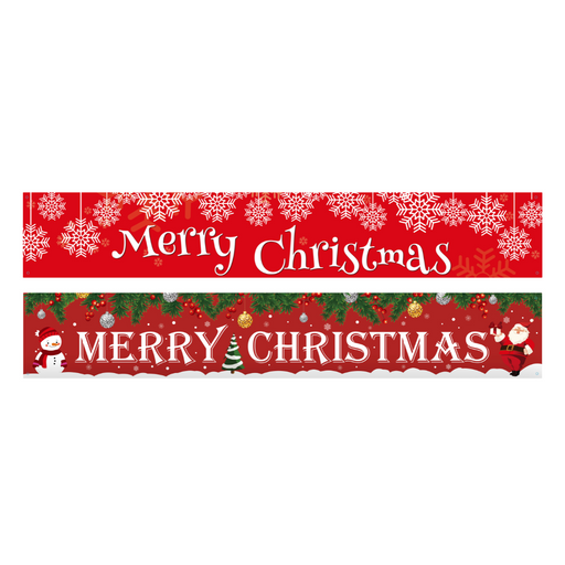 Ronis Merry Christmas Yard Banner 300x50cm Assorted