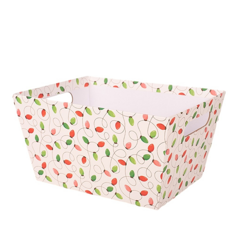 Ronis Merry and Bright Christmas Hamper Box 27.5x21.5x15cm