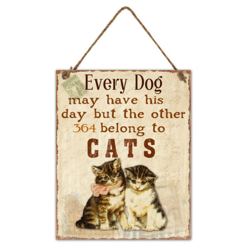 Ronis Metal Cat Wall Hanging 20x25cm