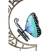 Ronis Metal Glass Butterfly On Moon Windchime 76cm 2 Asstd