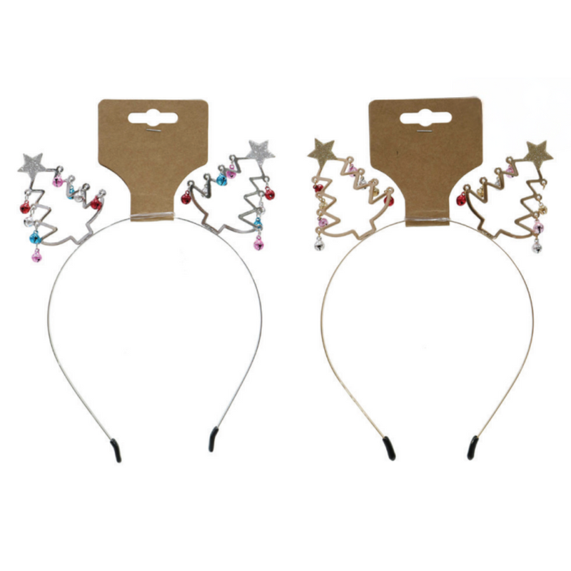 Ronis Metal Tree Nutbells Headband 2 Asstd