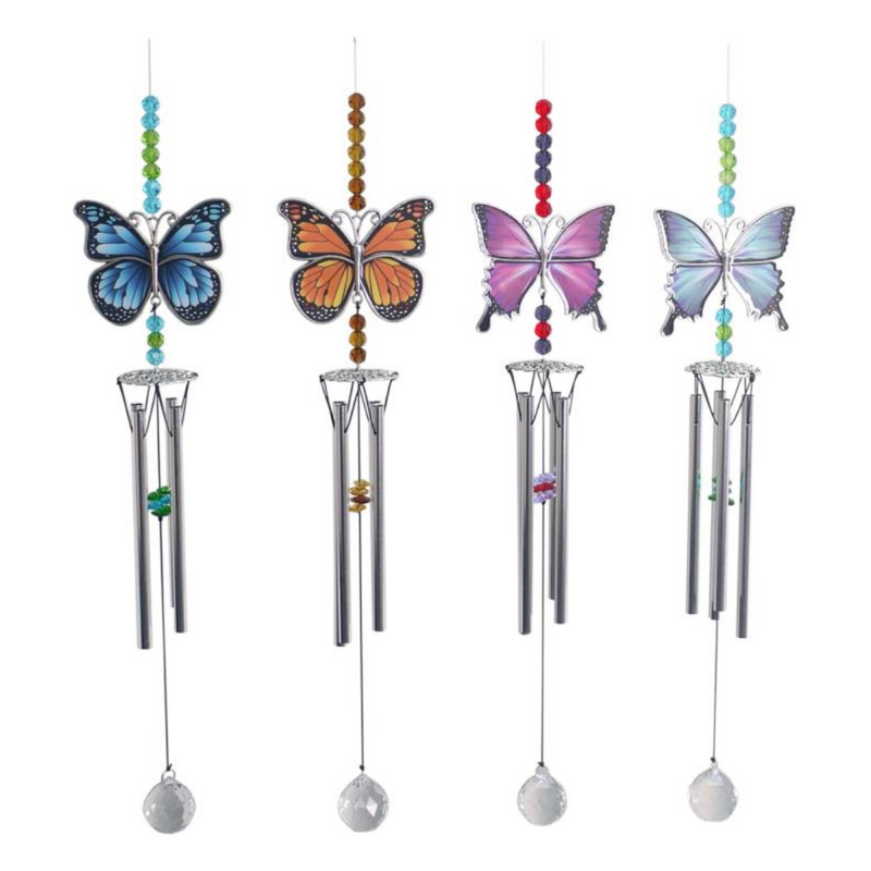 Ronis Metal Gemstone Butterfly Sun Catcher 25cm Assorted