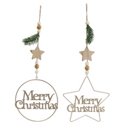 Ronis Metal Hanging Deco 45cm Assorted