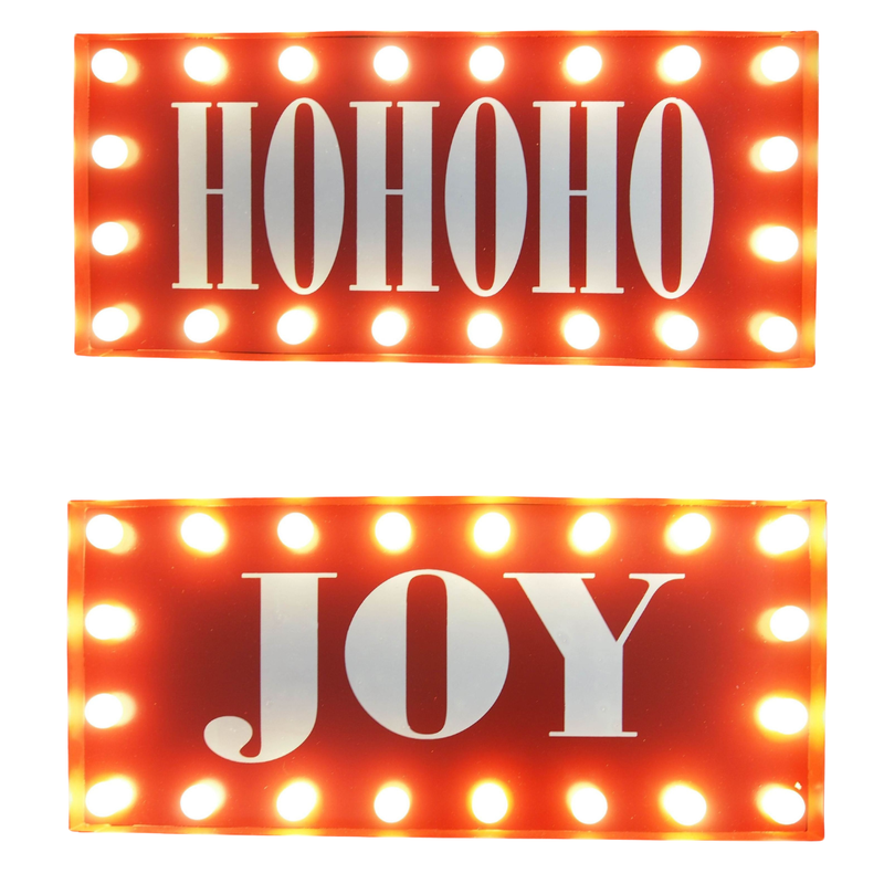 Metal Movie Light Sign Joy Hoho