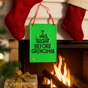 Small 15x10cm metal sign with the Grinch and “Night B4 Grinch” holiday design.