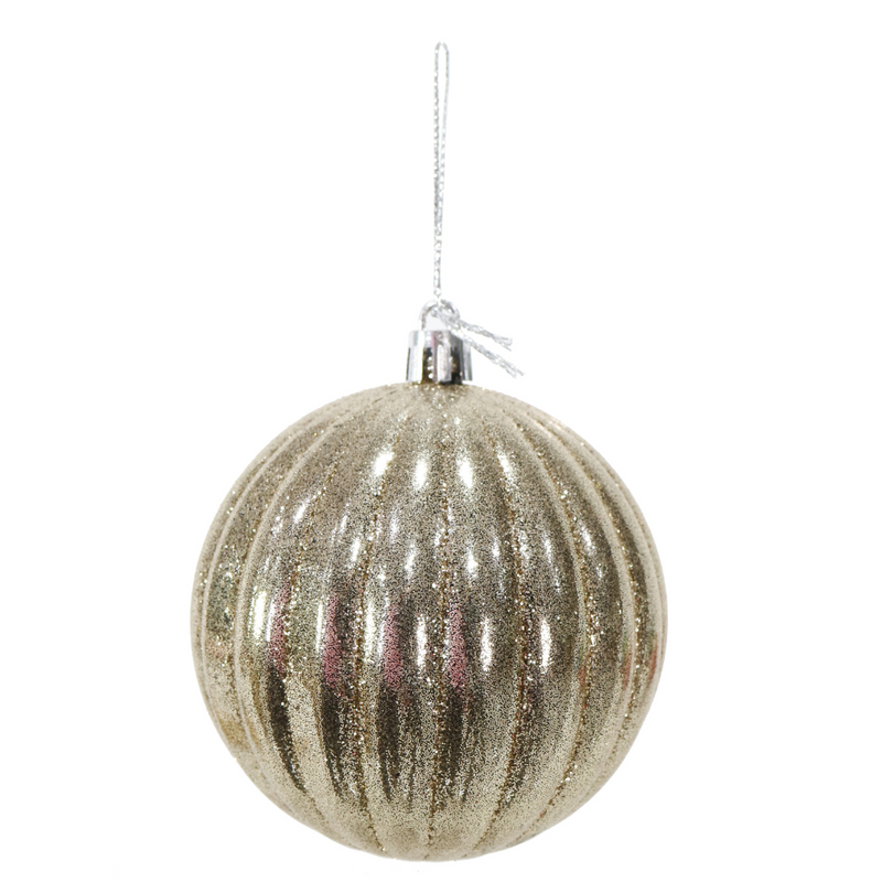 Ronis Metallic Bauble 8cm Assorted