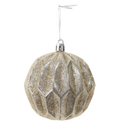 Ronis Metallic Bauble 8cm Assorted