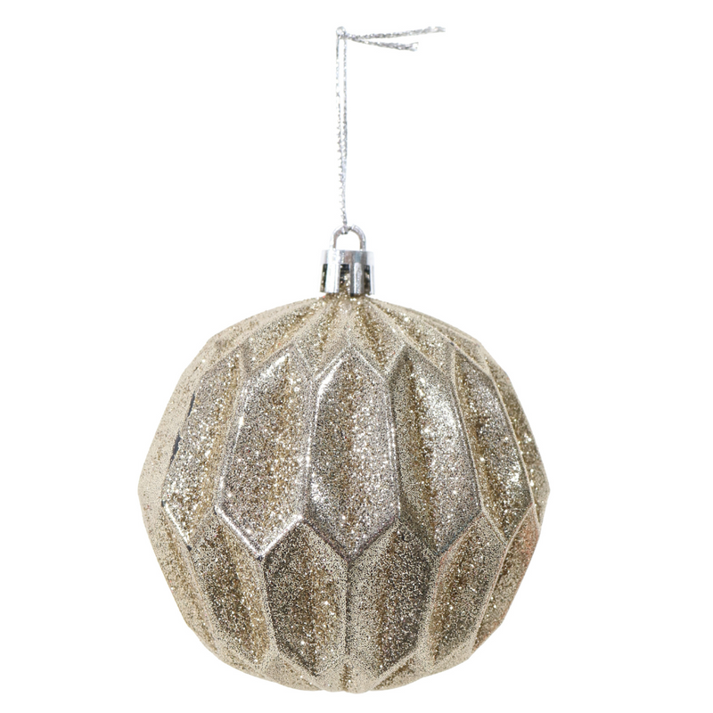 Ronis Metallic Bauble 8cm Assorted