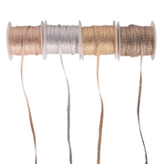 Assorted metallic Christmas curling ribbon, 5mm x 800cm, shiny festive gift wrap accessory