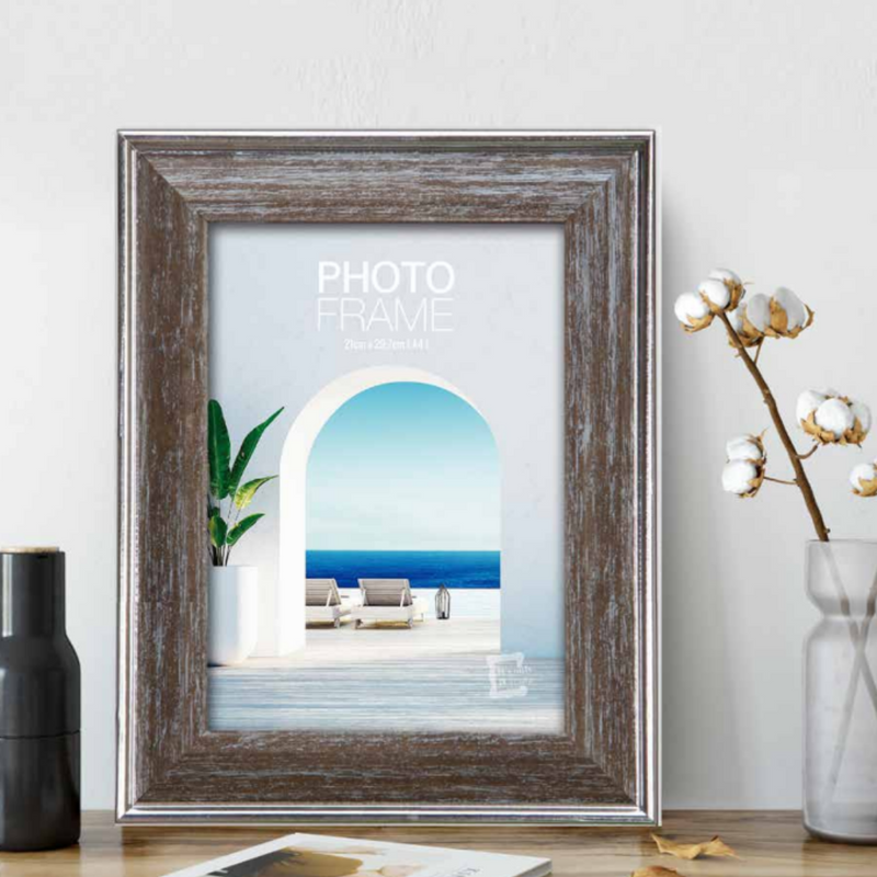 Ronis Metallic Trim Grey and Brushed Brown Mix 29.7cmx42cm A3 Assorted