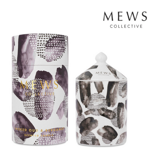 Ronis Mews Smoked Oud and Bergamot Candle 320g