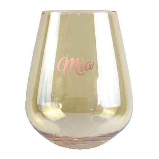 Ronis Mia Stemless Glass 13cm 600ml 2pk
