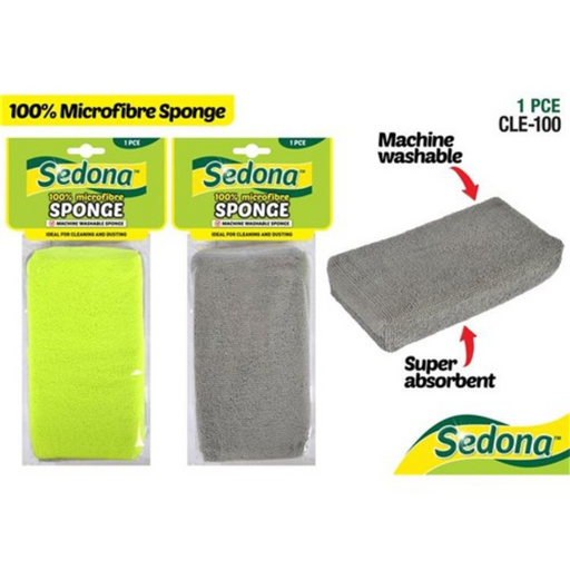 Ronis Microfiber Sponge 10x18x3cm 2 Asstd