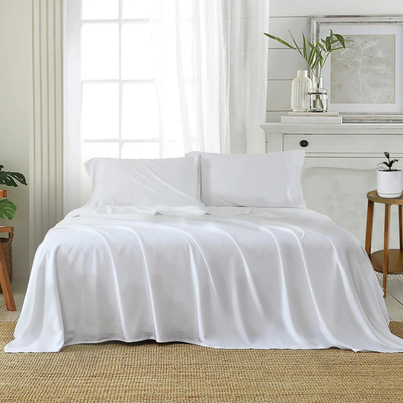 QB Microfibre Sheet Set White