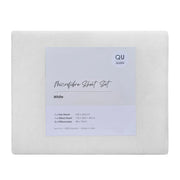 KB Microfibre Sheet Set White