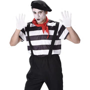 Mime Artist Costume Large