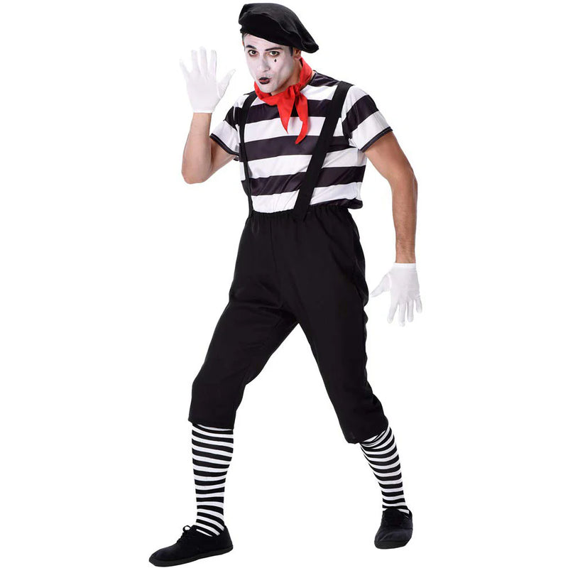 Mime Artist Costume Large