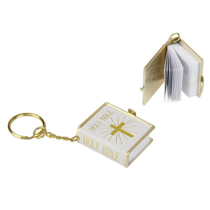 Mini Bible Key Ring 4x3cm