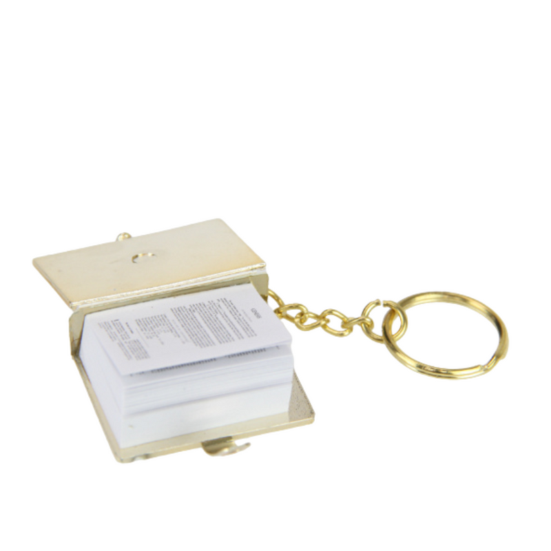 Ronis Mini Bible Key Ring 4x3cm