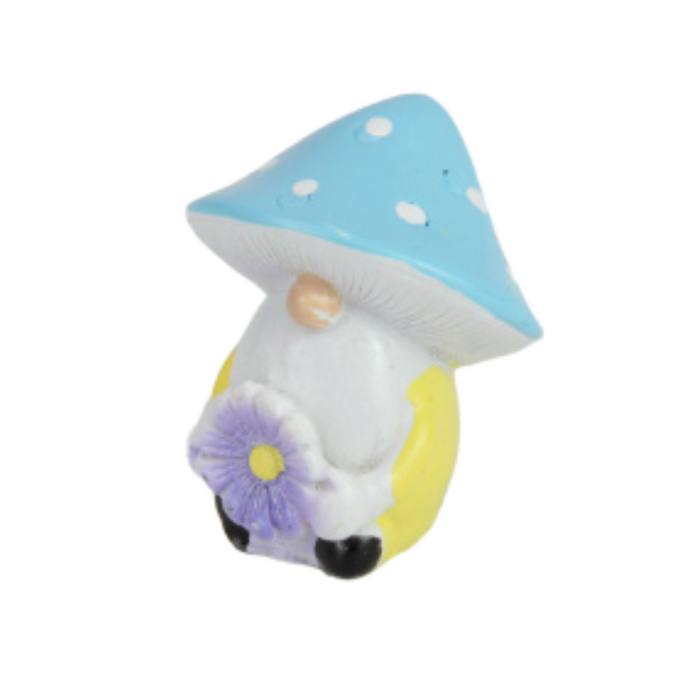Ronis Miniature Gnome with Mushroom Hat 3 Asstd