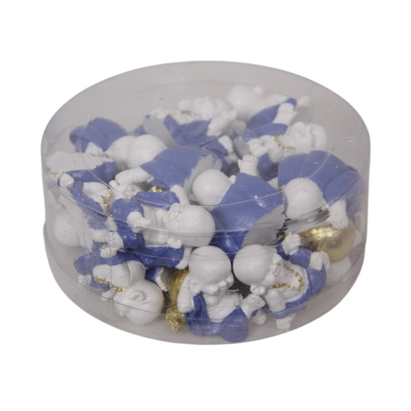 Ronis Miniature Blue/White Buddha Assorted