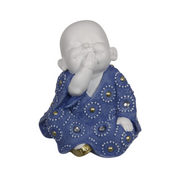 Ronis Miniature Buddha Blue/White 16cm Assorted