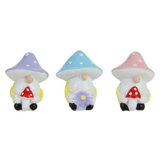 Ronis Miniature Gnome with Mushroom Hat Assorted