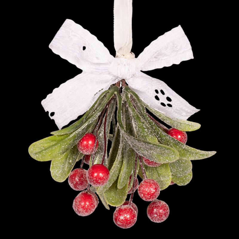 Mistletoe Ball 8cm Christmas Decoration
