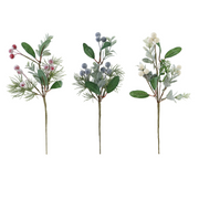Ronis Mistletoe Eucalyptus Berry Pick 30cm