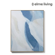 Ronis Misty Canvas Wall Art 80x4.5x100cm Blue/Natural – thumbnail