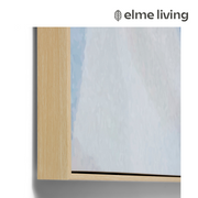 Ronis Misty Canvas Wall Art 80x4.5x100cm Blue/Natural – thumbnail