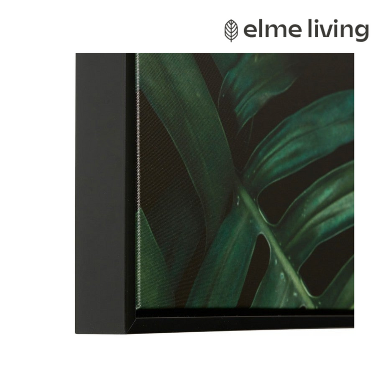 Ronis Monstera Canvas Wall Art 80x100cm Green