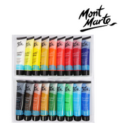 Ronis Mont Marte Acrylic Colour Paint Set 18pc x 36ml