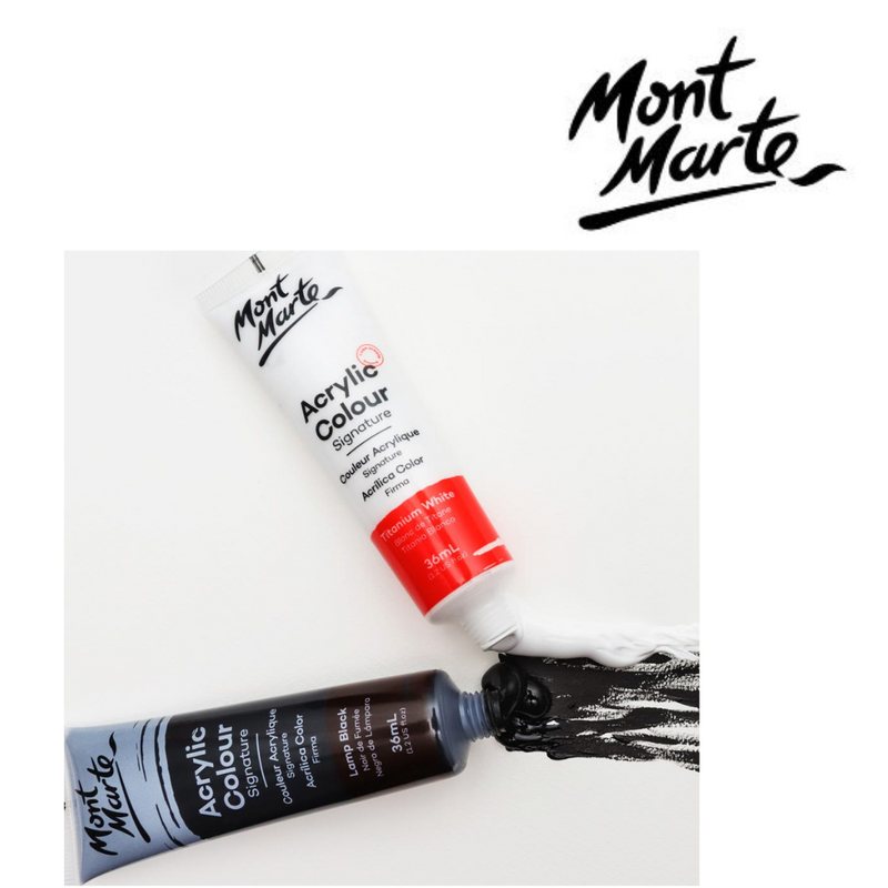 Ronis Mont Marte Acrylic Colour Paint Set 18pc x 36ml