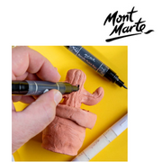 Ronis Mont Marte Acrylic Paint Pens Dual Tip Black 2pc
