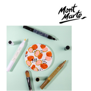 Ronis Mont Marte Acrylic Paint Pens Dual Tip Gold 2pc