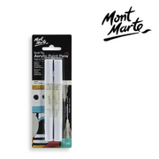 Ronis Mont Marte Acrylic Paint Pens Dual Tip White 2pc