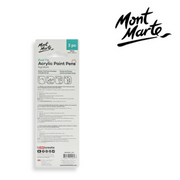 Ronis Mont Marte Acrylic Paint Pens Dual Tip White 2pc