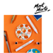 Ronis Mont Marte Acrylic Paint Pens Dual Tip White 2pc