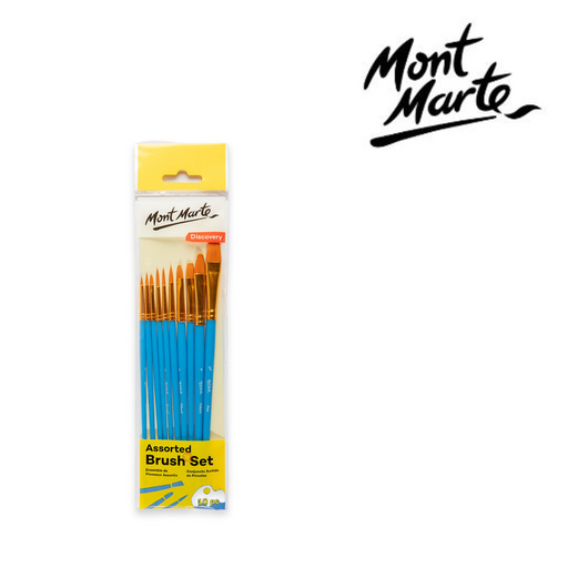 Ronis Mont Marte Assorted Brush Set 10pc