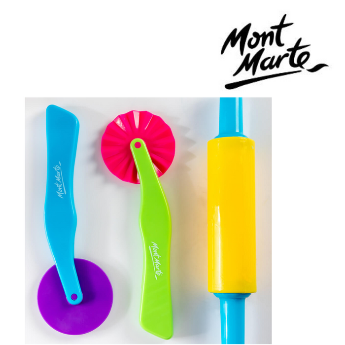 Ronis Mont Marte Clay Roller Tools 3pc