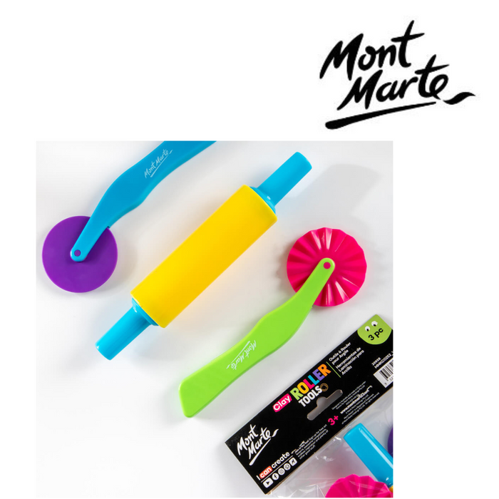 Ronis Mont Marte Clay Roller Tools 3pc