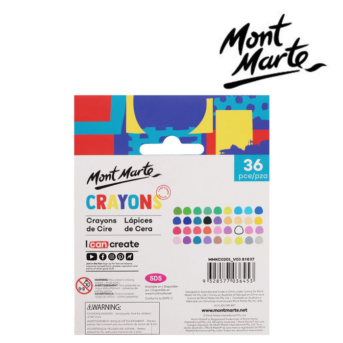 Ronis Mont Marte Crayons 36pce