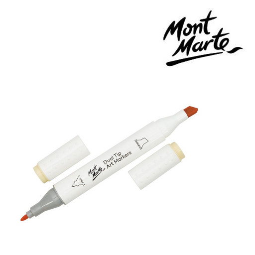 Ronis Mont Marte Dual Tip Alcohol Art Marker - Apricot O2