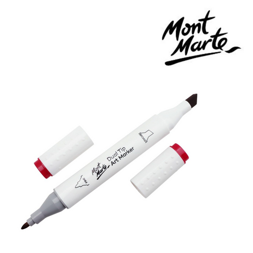 Ronis Mont Marte Dual Tip Alcohol Art Marker - Carmine R3